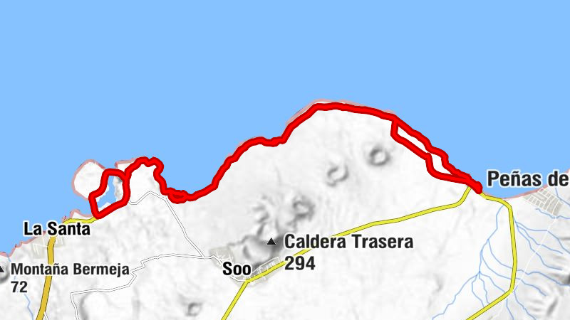 Caleta de Famara - El Risco - Caleta de Caballo - Urbanización la Santa Sport