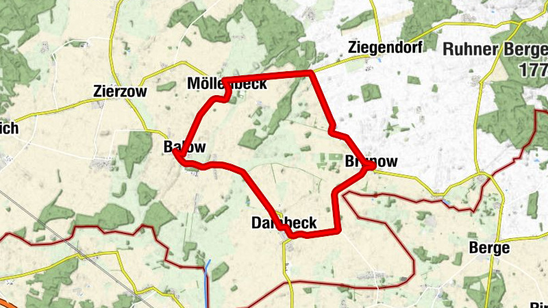 Balow - Möllenbeck - Dambeck