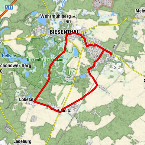 Biesenthal - Schlemmerkiste - St. Marien Biesenthal - Zur Alten Eiche