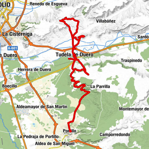 Portillo - Ermita del Humilladero de la Quinta Angustia - Pico de la Cuchilla - Pico de la Mambla de Tudela