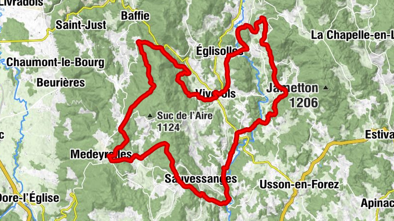 Viverols - Église Sainte-Marie-Madeleine - Le Moulinet - Bouteyras