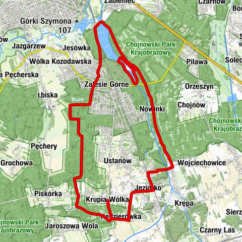 Bistro, wyroby garmażeryjne, słodkości - Krupia Wólka - Kościół pw. Świętego Jana Chrzciciela - Piaseczno