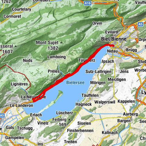 Biel/Bienne - Alfermée - Tüscherz