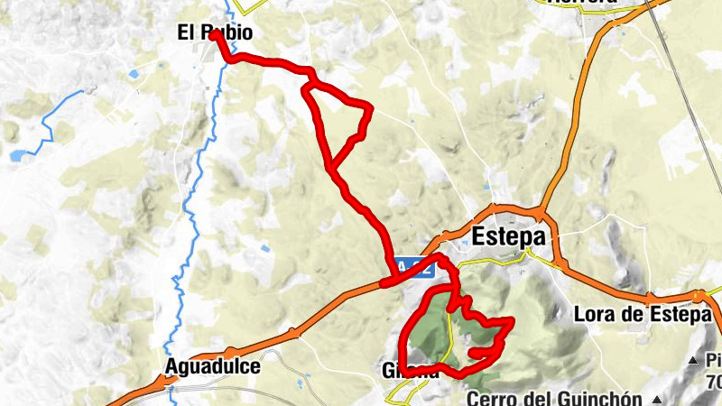 El Rubio - Manantial de Roya - Gilena - Cañada Honda