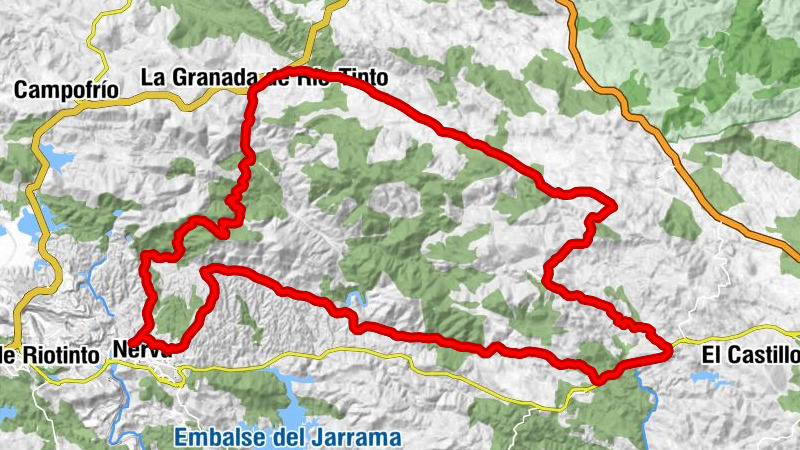 Nerva - El Peralejo - La Granada de Río-Tinto - Puerto de los Manantiales