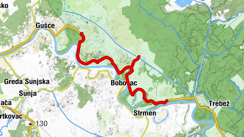 Lonja - Suvoj - Bobovac - Mužilovčica