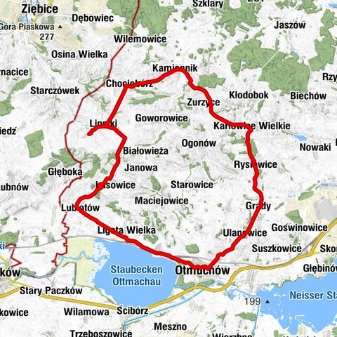 Lipniki - Kościół pw. św. Wawrzyńca i Mikołaja - Kaplica Św. Krzyża - Kościół parafialny pw. św. Andrzeja Apostoła