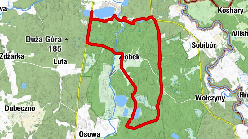 Żłobek - Kolonia Żłobek - Żłobek Mały - Mleczarskiego