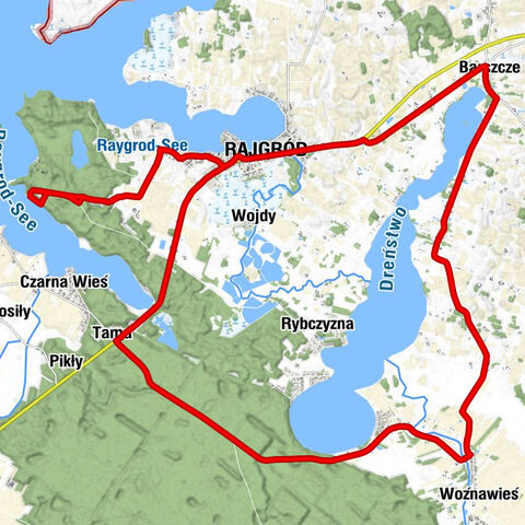 Zabród - Rajgród - Tama - Kaplica cmentarna