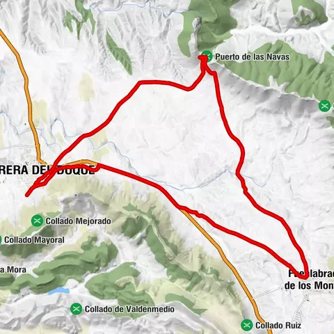 El Pilarito - Herrera del Duque - Puerto de las Navas - Fuenlabrada de los Montes