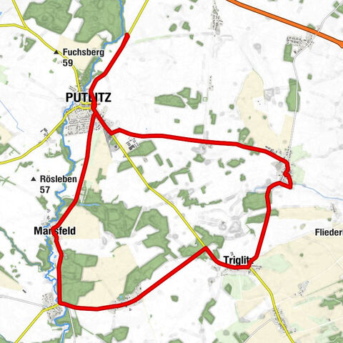 Putlitz - Dorfkirche Mansfeld - Dorfkirche Triglitz - Dorfkirche Mertensdorf