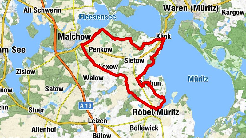 Gasthaus Waldeck - Röbel/Müritz - Groß Kelle - Kirche Sietow