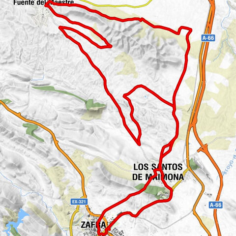 Zafra - Las Barandas - Los Santos de Maimona - Fuente del Maestre