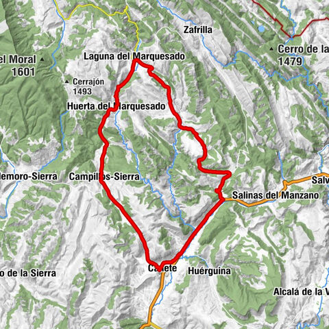 Cañete - Hostal Restaurante La Muralla - Campillos-Sierra - Huerta del Marquesado