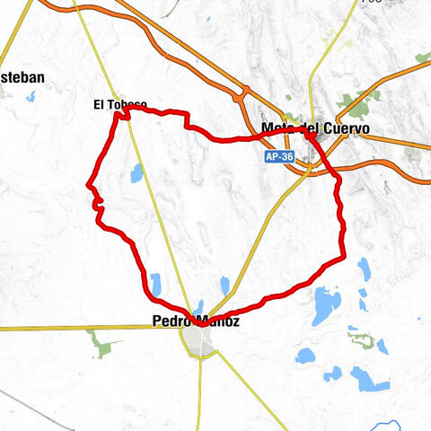 Mota del Cuervo - Pedro Muñoz - Ermita de Santa Ana - El Toboso