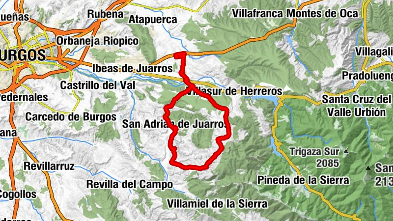Arlanzón - Salgüero de Juarros - Urbanización El Robledal
