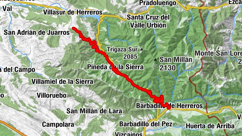 Barbadillo de Herreros - Puerto del Manquillo - Ermita del Santísimo Cristo - Iglesia de San Esteban Protomártir
