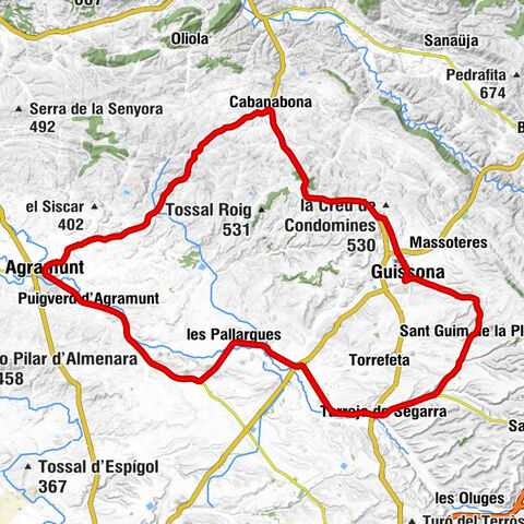 Guissona - Sant Pere dels Pastors - Tossal de l'Àguila - lo Calvari