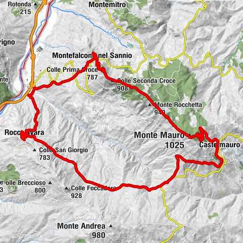 Roccavivara - Monte Mauro - Colle Procuolo - Colle Seconda Croce
