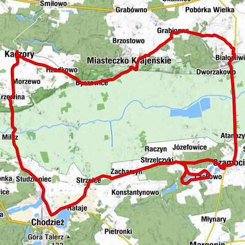 Kaczory - Kościół pw. św. Andrzeja Boboli - Kościół pw. św. Apostołów Piotra i Pawła - Kościół pw. Matki Boskiej Królowej Polski