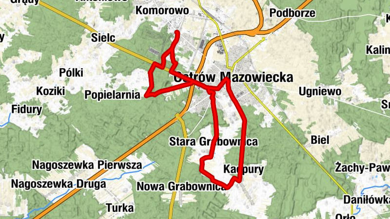 Komorowo - Rogóźnia - Kościół pw. Chrystusa Dobrego Pasterza - Ostrów Mazowiecka