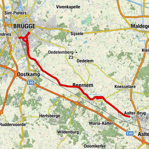 Brugge - d' Halve Maene - Sint-Joris ten Distelkerk