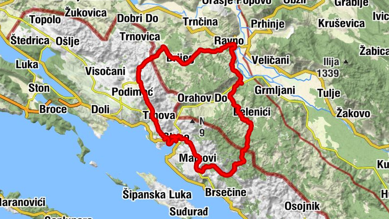 Koceljevići - crkva sv. Nikola - Mlinica Ano - Grgurići