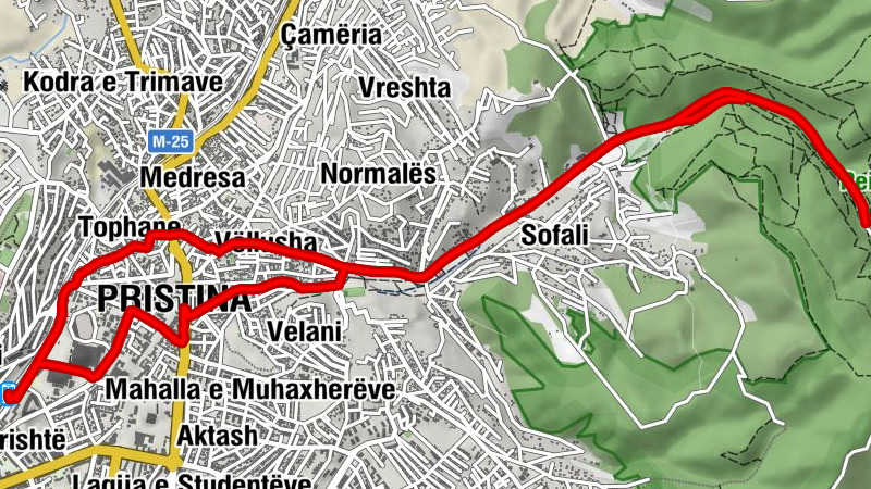 Prishtinë - Xhamia e Madhe - Xhamia e Pirinazit - Xhamia Alaudin