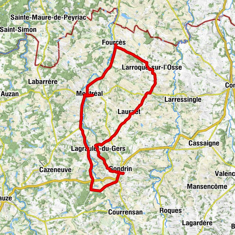 Gondrin - A Laroussa - A Gouget - Église Saints-Philippe-et-Jacques