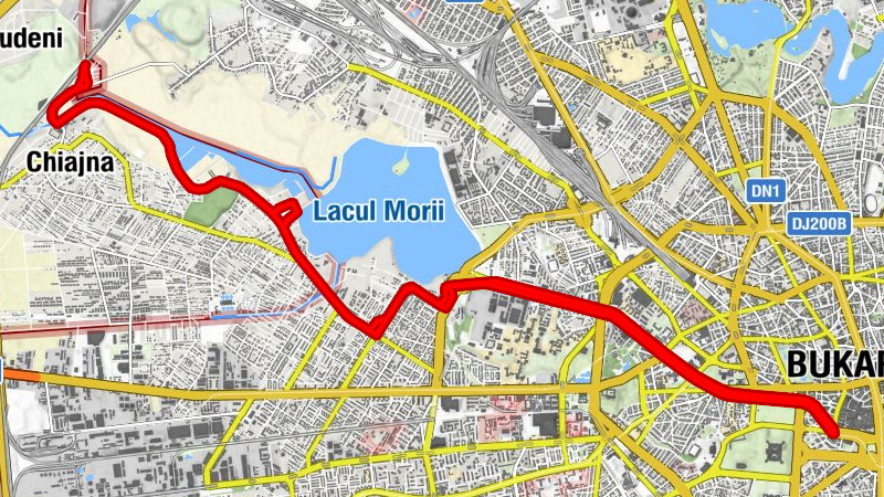 Chiajna - Dudu - Roșu - București