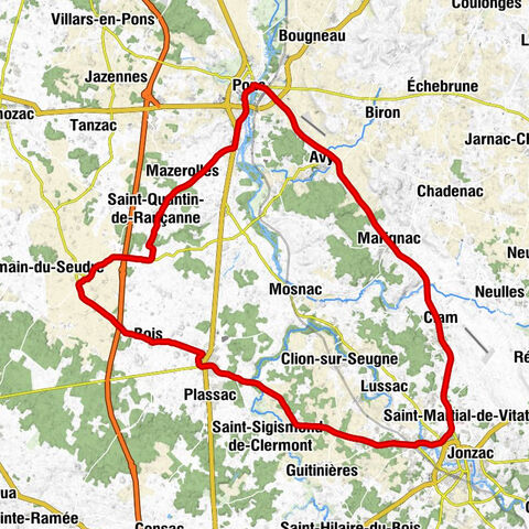 Saint-Palais-de-Phiolin - Saint-Quantin-de-Rançanne - Mazerolles - Le tout va bien
