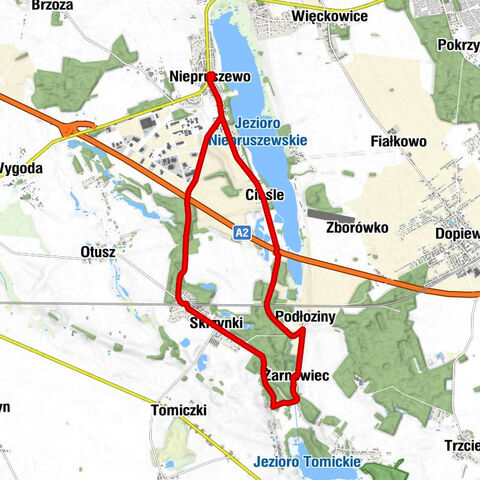 Tawerna - Niepruszewo - Kościół pw. św. Wawrzyńca - Cieśle