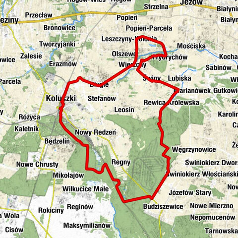 Koluszki - Wypalenisko - Bartoszówka
