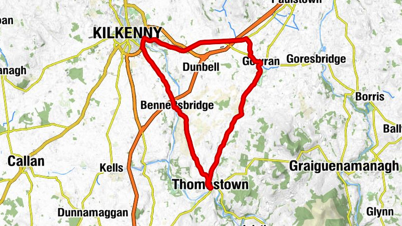 Nicholls Cross Roads - The Long Man - Kilkenny Christian Assembly - Gowran