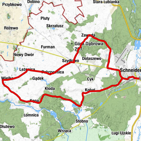 Piła Główna - Kościół pw. Trójcy Świętej - Kościół pw. Świętego Michała Archanioła - Kościół pw. Matki Bożej Nieustającej Pomocy