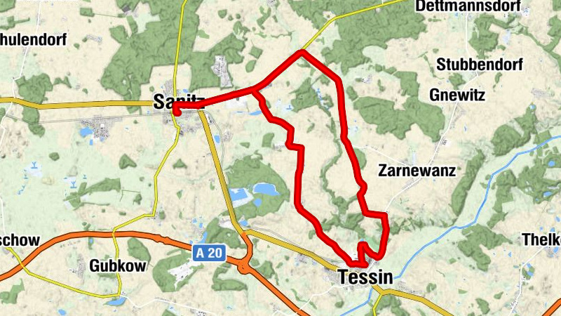 Sanitz (b Rostock) - Sanitz - Mecklenburg - Tessin