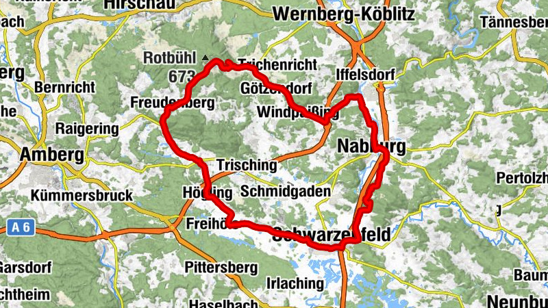 Mertenberg - Landgasthof Dotzler - Nikolauskirche - Götzenbühl