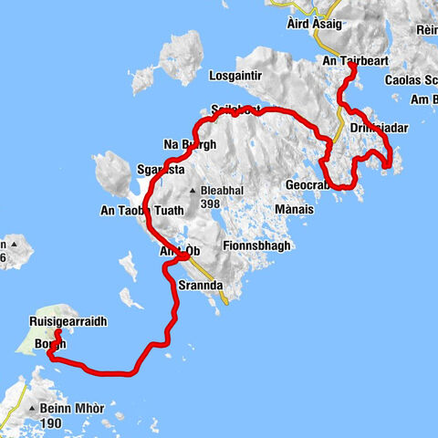 Borgh - Pol an Oir - Cul na Beinne - An Tairbeart