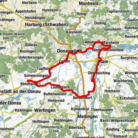 Blindheim - St. Andreas - Rain - Spitalkirche Heiligste Dreifaltigkeit