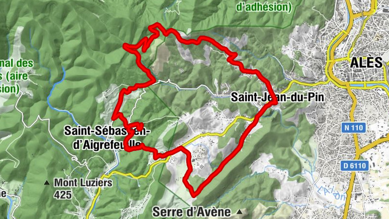 Saint-Jean-du-Pin - Alès - Saint-Sébastien-d'Aigrefeuille