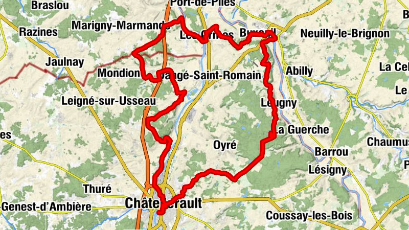 Châtellerault - Église Paroissiale Saint-Georges de La-Haye-Descartes - Église Paroissiale Saint-Vincent - Église Notre-Dame