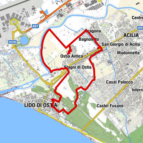 Fiumicino - La Vacca Grassa - Chiesa di San Nicola di Bari a Lido di Ostia - Ostia Antica