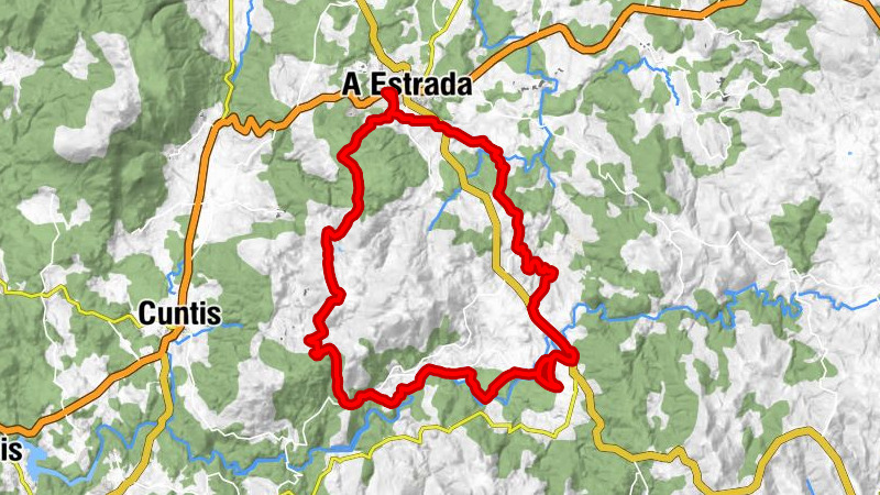 A Estrada - O Redondo - O Castro - Igrexa de San Xiao de Guimarei