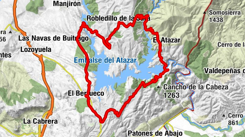 El Berrueco - El Villar - Robledillo de la Jara - Bar El Molino