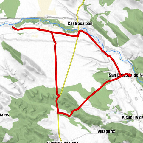 Felechares de la Valdería - San Esteban de Nogales - Castrocalbón