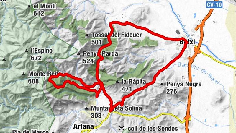 Betxí - Corral i cova de Xautena - Caseta de Joanet - Oliveres del Pla