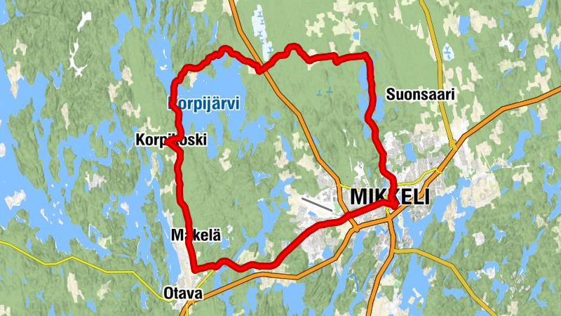 Mikkeli - Karikko - Naisvuori
