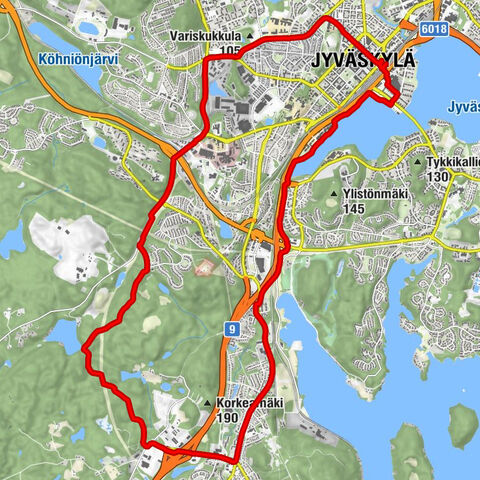 Jyväskylä - Jyväskylän satama - Mattilanniemi