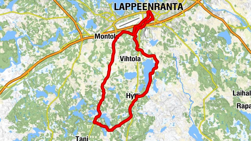 Lappeenranta - Lavola - Korkia-aho