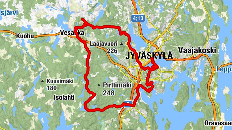 Jyväskylä - Jyväskylän satama - Variskukkula